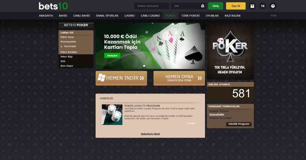 bets10 poker