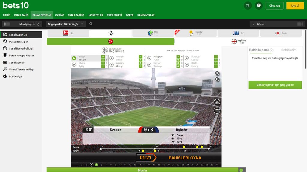 bets10 sanal sporlar