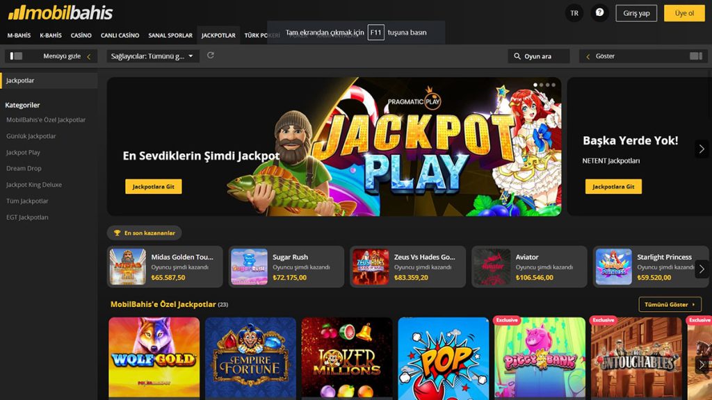 mobilbahis jackpot