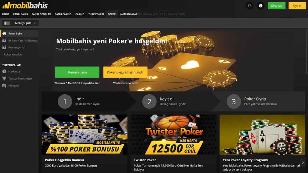 mobilbahis poker