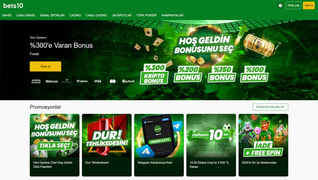 Bets10'dan 20 000 TL Kripto Bonusu