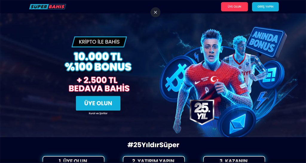 Superbahis'ten 10 000 TL Hoş Geldin Bonusu