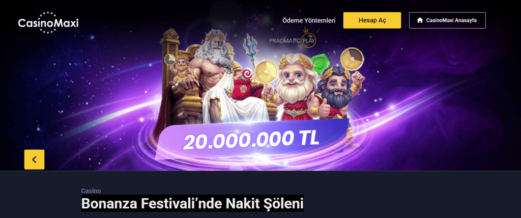 Casino Maxi'de Bonanza Festivali’nde Nakit Şöleni