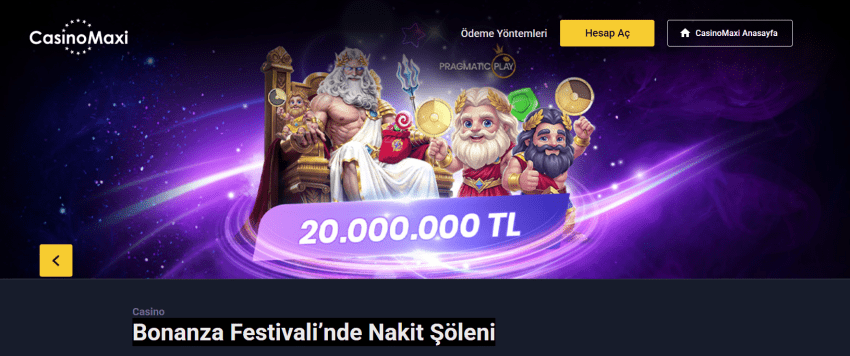 Casino Maxi'de Bonanza Festivali’nde Nakit Şöleni